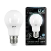 Лампа Gauss Black A60 12W 1200lm 4100K E27 LED 220V (фото 2)