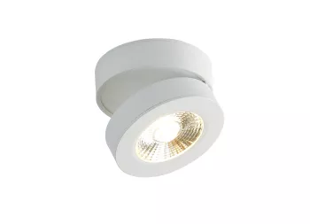 Donolux LED Sun св-к накладной поворотный, 12Вт, D100хH53мм, 839Лм, 120°, 3000К, IP20, Ra >90 белый