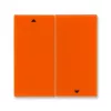 ABB Levit оранжевый Сменная панель на клавишу для выключателя жалюзи