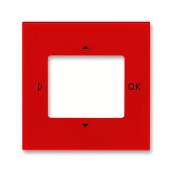 ABB Levit красный Накладка для таймера с малой выдержкой времени и комнатного датчика CO₂