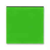 ABB Levit зелёный / дымчатый чёрный Накладка для светорегулятора клавишного