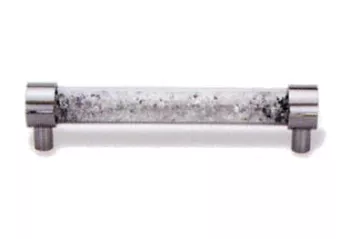 Swarovski Elements Ручка дверная (туба) диам.38мм хром