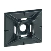 Площадка для закрепления кабеля, 4,6 мм, самоклеющаяся, черный