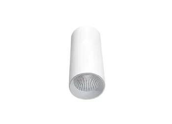 Donolux LED Rollo св-к накладной, 20Вт, D74хH180мм, 1596Лм, 38°, 3000К, IP20, Ra >90, белый RAL9003,