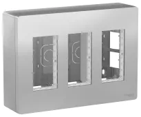 Блок накладной 3х4 модуля Schneider Electric Unica Modular, алюминий