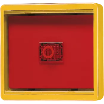 Клавиша с прозрачной крышкой; желтая 661WGLGE Jung