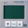 FEDE MARCO Терморегулятор Цифровой. 16A,с LCD  монитором. Кабель4м. в комплекте, цвет bright chrome