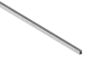 Накладной алюминиевый профиль 10х13х2000. Цвет: Анодированное серебо