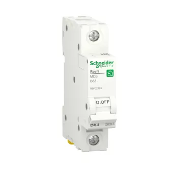 Автоматический выключатель Schneider Electric Resi9, 1 полюс, 63A, тип B, 6kA