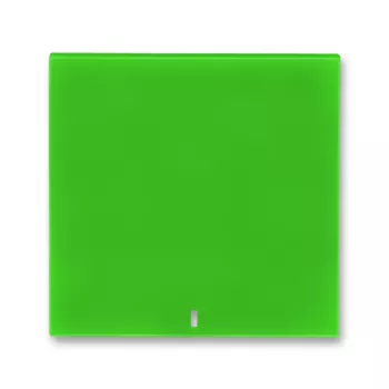 ABB Levit зелёный Сменная панель с линзой на клавишу для выключателя одноклавишного