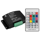 Arlight Аудиоконтроллер VT-S14-4x4A (12-24V, ПДУ Карта 24кн, RF) (ARL, IP20 Металл, 2 года)