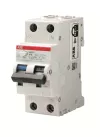 Автоматический выключатель дифференциального тока (АВДТ) ABB DS201 new, 10A, 30mA, тип AC, кривая отключения B, 2 полюса, 6kA, электро-механического типа, ширина 2 модуля DIN