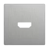 Werkel серебряный рифленый Накладка для розетки HDMI. WL09-HDMI-CP