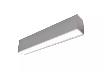 Donolux Led св-к настенный, 19,2W, 500х42,3мм, H90мм, 660/660Lm,3000К, IP20, корпус алюминий, блок питания AC/DC 24V в комплекте