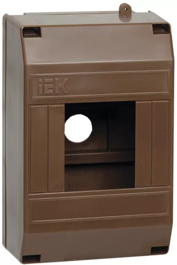 KREPTA 3 Корпус пластиковый КМПн 1/4 IP20 дуб IEK