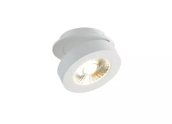 Donolux LED Sun св-к встраиваемый поворотный, 12Вт, D100хH67мм, 839Лм, 120°, 3000К, IP20, Ra >90 бел