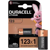 Батарейка литиевая CR123 Basic 3v (блистер 1 шт.) Duracell