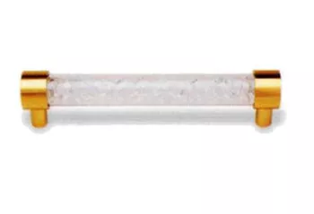 Swarovski Elements Ручка дверная (туба) диам.30мм золото