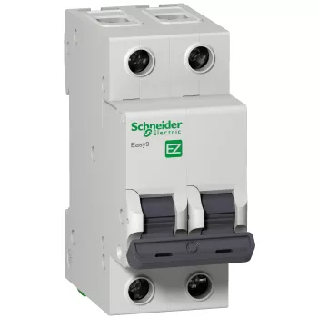 Автоматический выключатель Schneider Electric Easy9, 2 полюса, 20A, тип C, 4,5kA