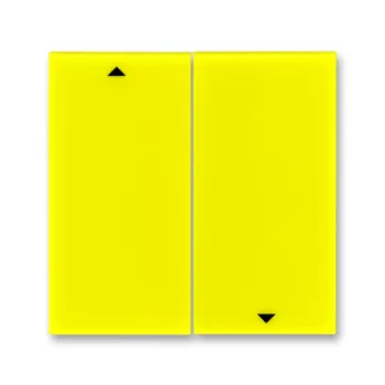 ABB Levit жёлтый Сменная панель на клавишу для выключателя жалюзи