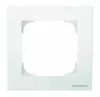 Abb NIE Рамка 1-постовая, базовая, серия SKY, цвет альпийский белый (белое основание)