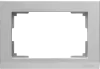 Werkel Stark серебряный Рамка для двойной розетки, поликарбонат. W0081806