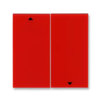 ABB Levit красный Сменная панель на клавишу для выключателя жалюзи