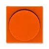 ABB Levit оранжевый / дымчатый чёрный Накладка для светорегулятора поворотного