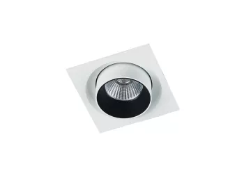 Donolux LED Periscope св-к встраиваемый,15Вт, L98хW98хH98мм, 1050Лм, 38°, 3000К, IP20, Ra >90, белый