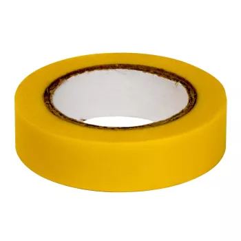Изоляционная лента, желтая, толщина 0,13мм, 15мм Х 10м, DKC