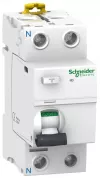 Устройство защитного отключения (УЗО) Schneider Electric Acti9 iID, 2 полюса, 40A, 300 mA, тип AC, электро-механическое, ширина 2 DIN-модуля