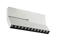 Donolux Led св-к накладной, АС220-240В, 24Вт, L323хW34 мм, H181 мм 3000K, 1700 LM, 34°, IP20, Ra >80 белый порошковый,блок питания в комплекте