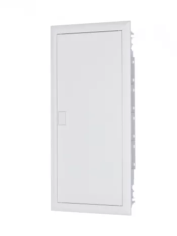 Шкаф внутреннего монтажа UK600 48М, 4 ряда по 12/14 модулей, с дверью, с самозажимными клеммами N/PE, UK640P3RU