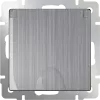 Werkel глянцевый никель Розетка 220v с заземлением, с крышкой и шторками, IP44. W1171202