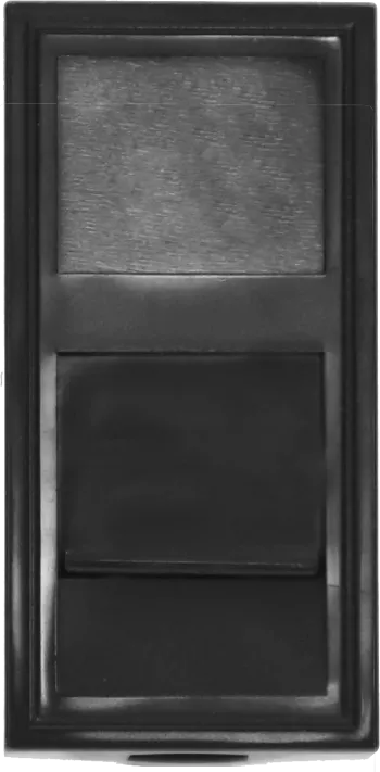 Розетка компьютерная на 1 модуль Donel UTP RJ45 Cat.6, черный